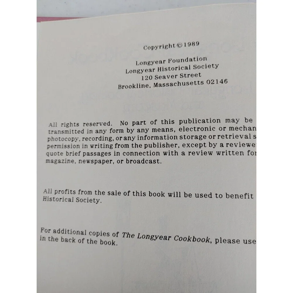The Longyear Cookbook - Longyear Historical Society & Museum - Spiral Bound 1989